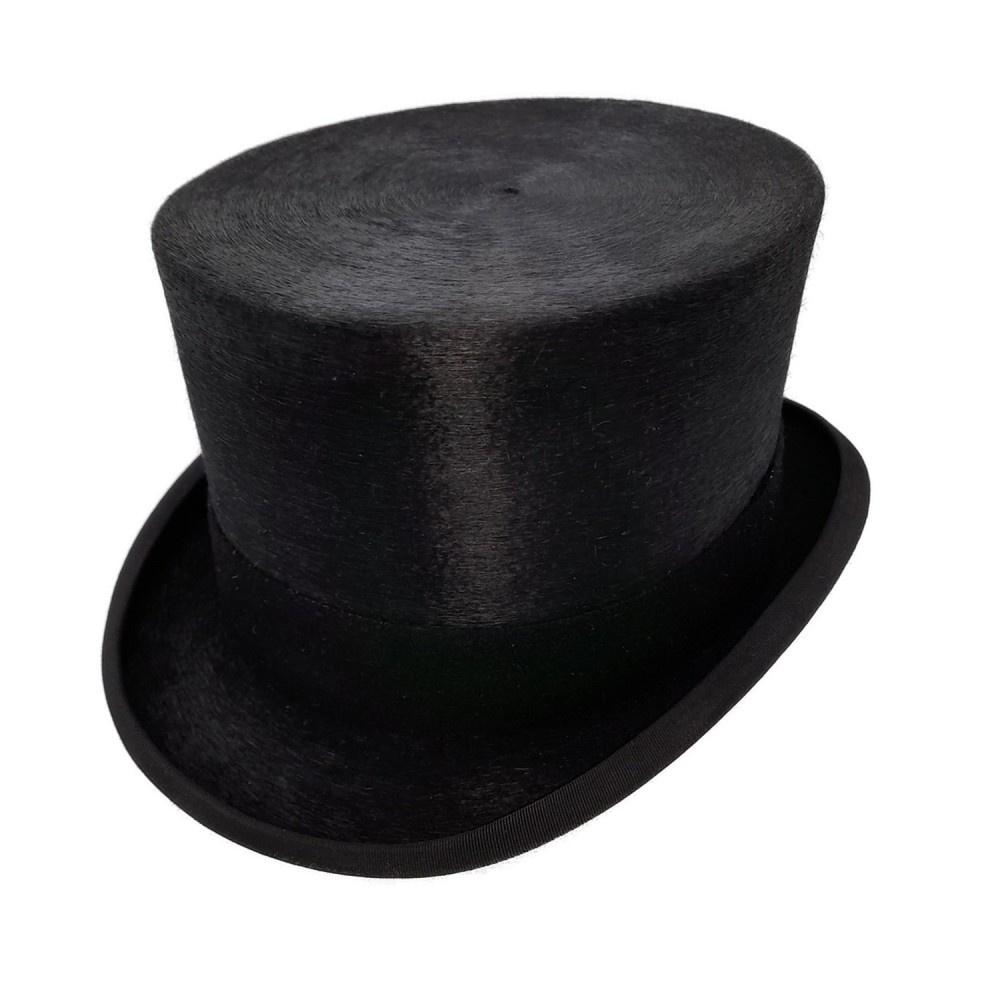 Black Fur Felt Melusine TALLER Top Hat | Ascot Top Hats