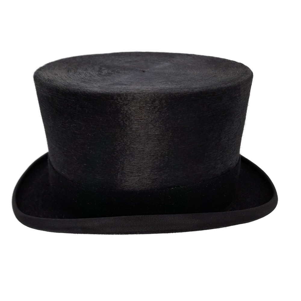 Black Fur Felt Melusine TALLER Top Hat | Ascot Top Hats