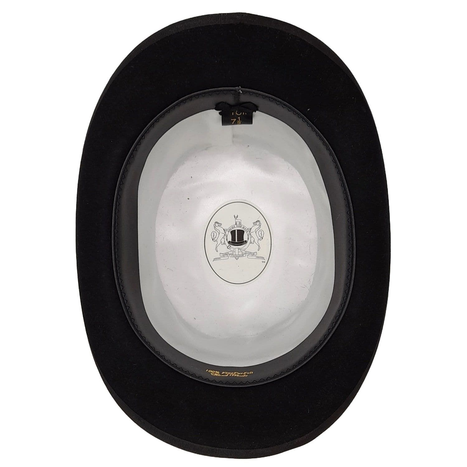 Black Fur Felt Melusine TALLER Top Hat | Ascot Top Hats