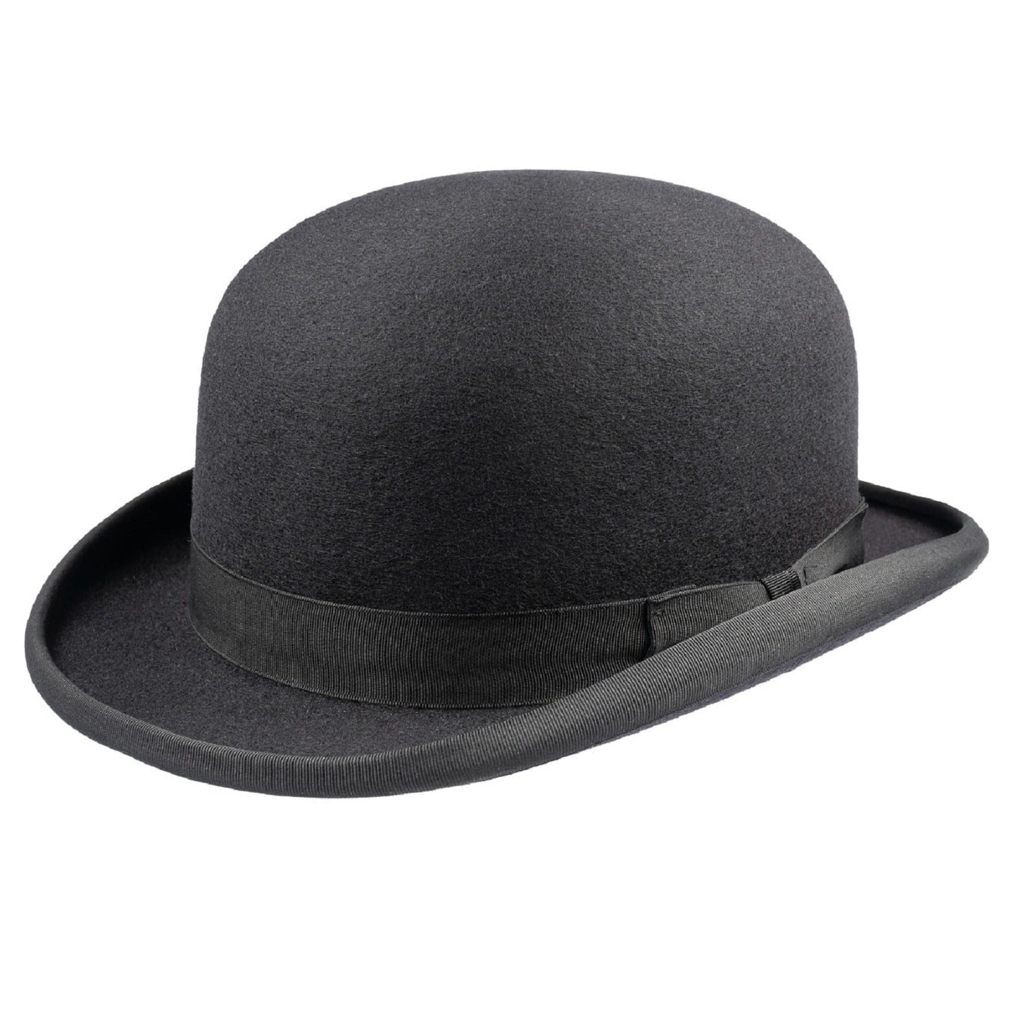 Black Wool Felt Bowler Hat Christys